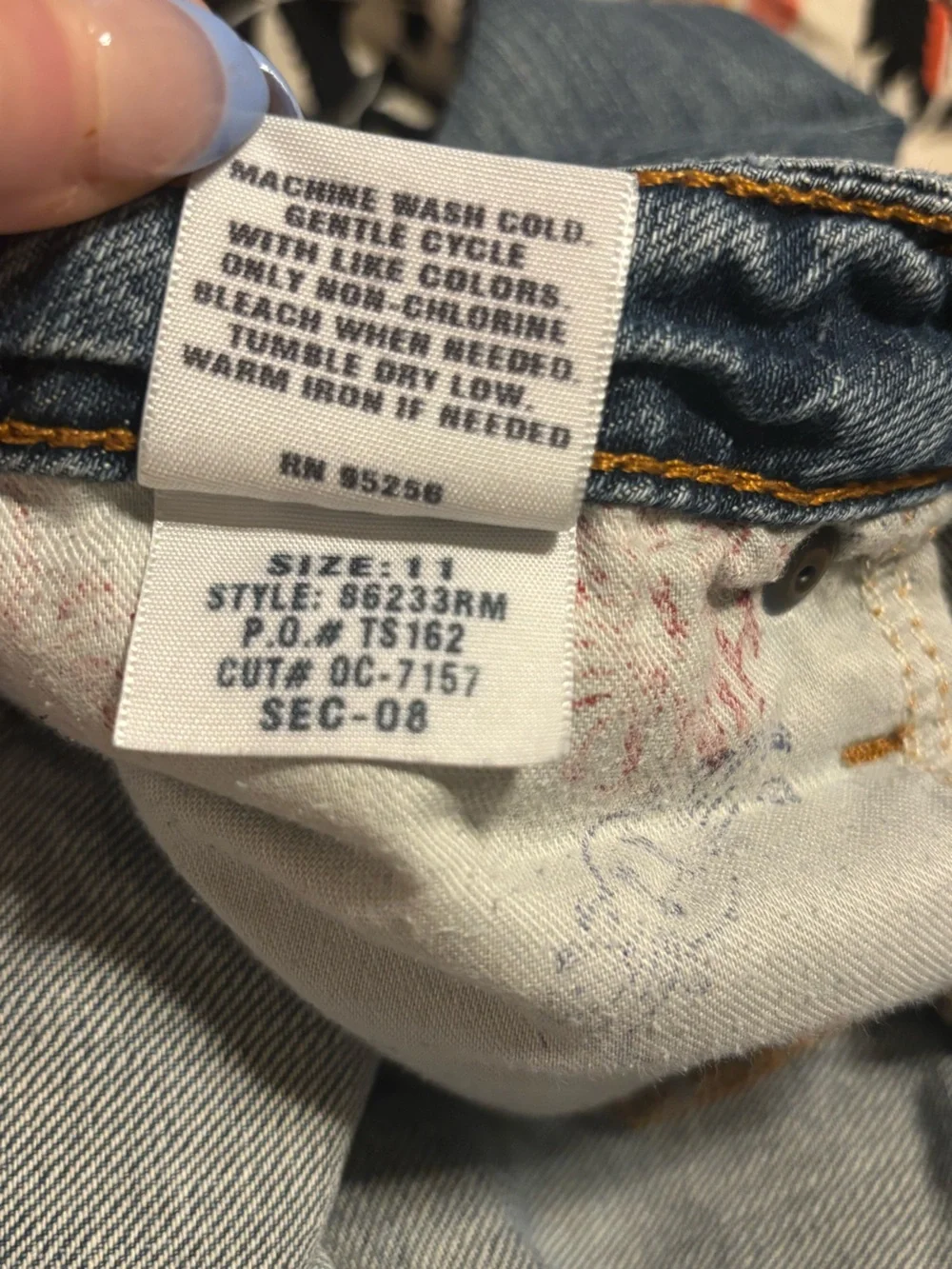 Denim jean maxi skirt Y2K Hint Jeans size 11 women’s 100% cotton 36”